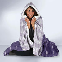 Purple Hawaii Paniolo Quilt Motif Hooded Blanket LT05 - Polynesian Pride