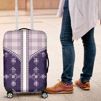Purple Hawaii Paniolo Quilt Motif Luggage Cover LT05 Purple - Polynesian Pride