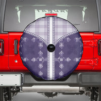 Purple Hawaii Paniolo Quilt Motif Spare Tire Cover LT05 - Polynesian Pride