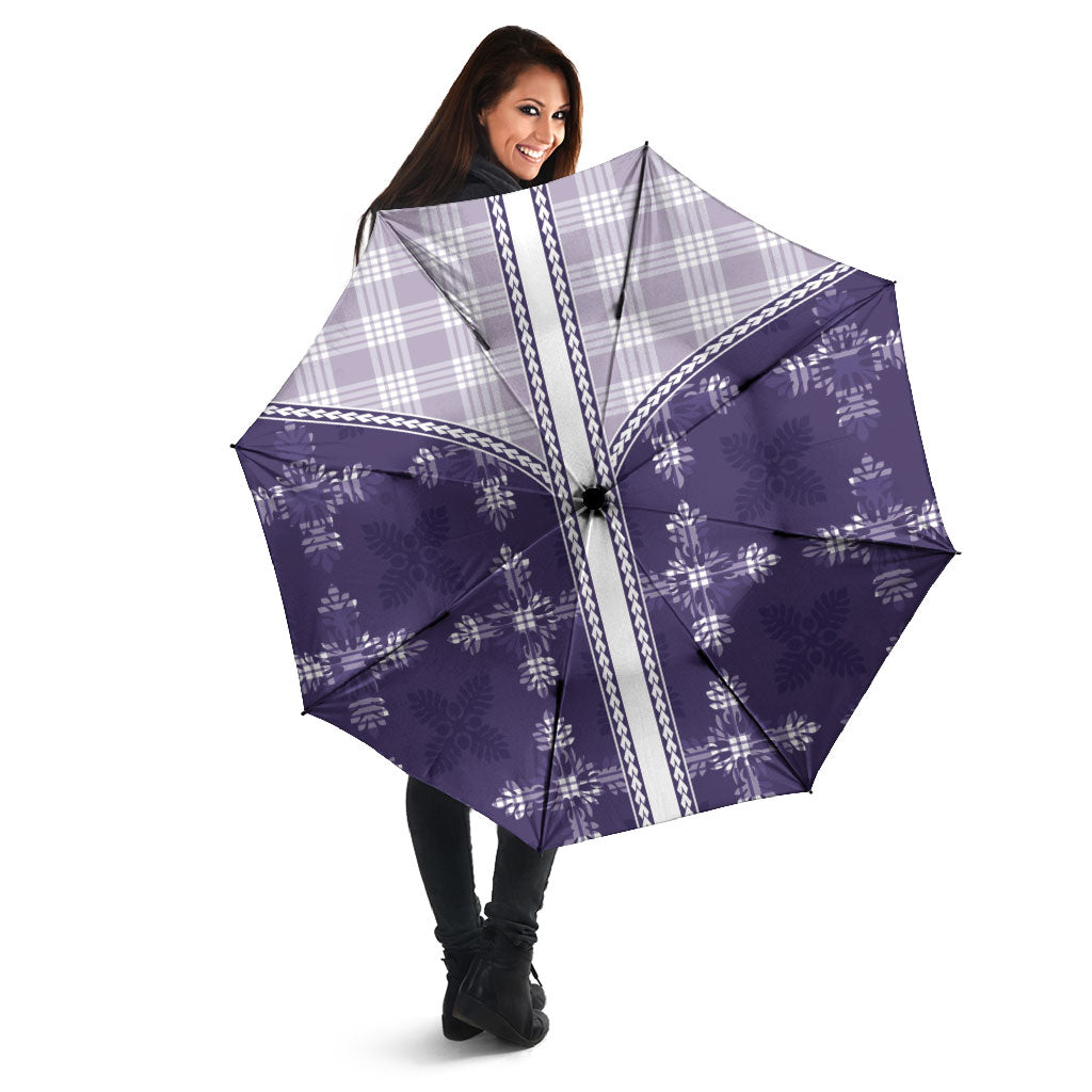 Purple Hawaii Paniolo Quilt Motif Umbrella LT05 - Polynesian Pride