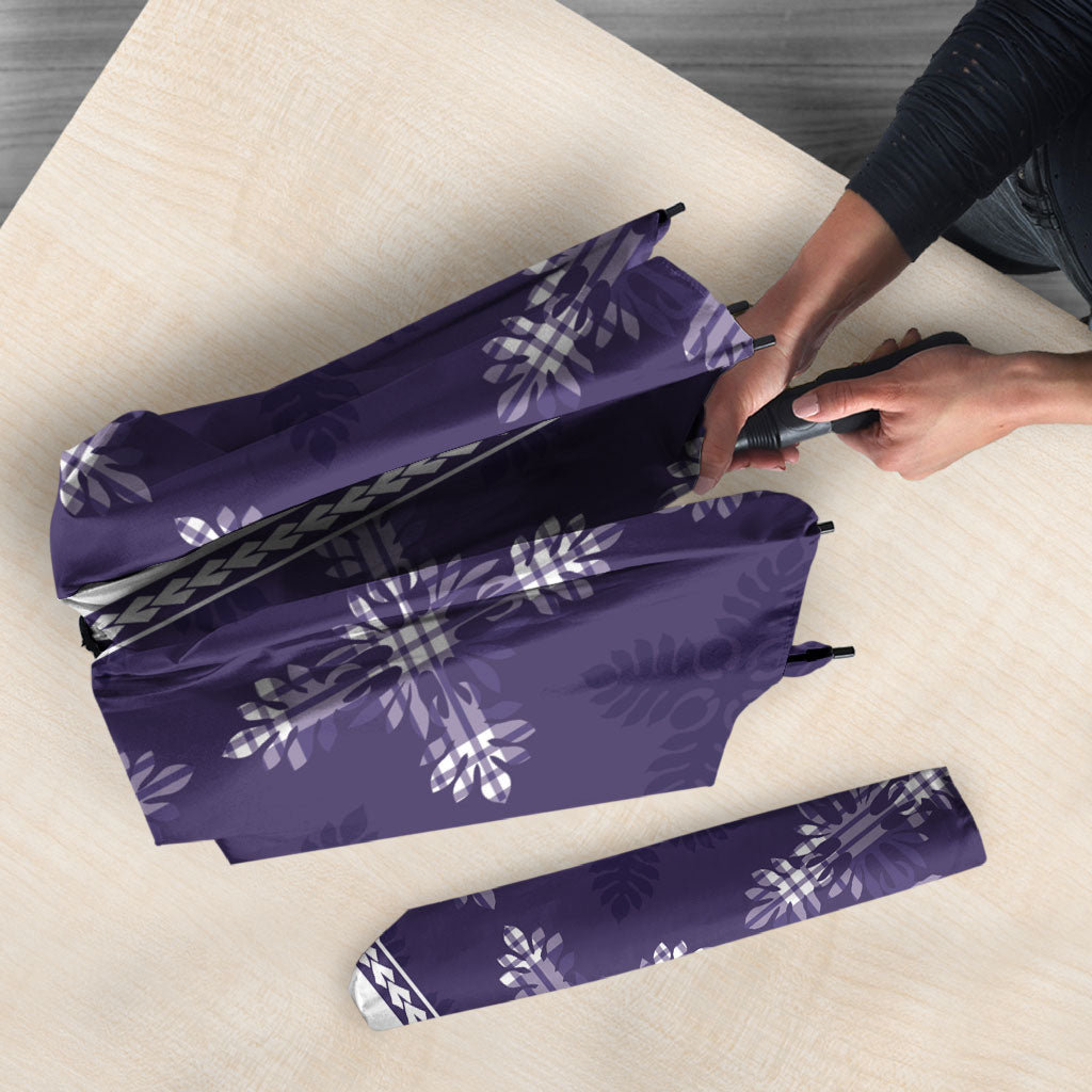 Purple Hawaii Paniolo Quilt Motif Umbrella LT05 - Polynesian Pride