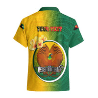 Personalized Papua New Guinea Enga Province Hawaiian Shirt Mix Coat Of Arms Polynesian Pattern LT05 - Polynesian Pride