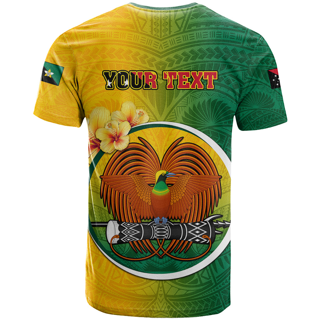 Personalized Papua New Guinea Enga Province T Shirt Mix Coat Of Arms Polynesian Pattern LT05 - Polynesian Pride