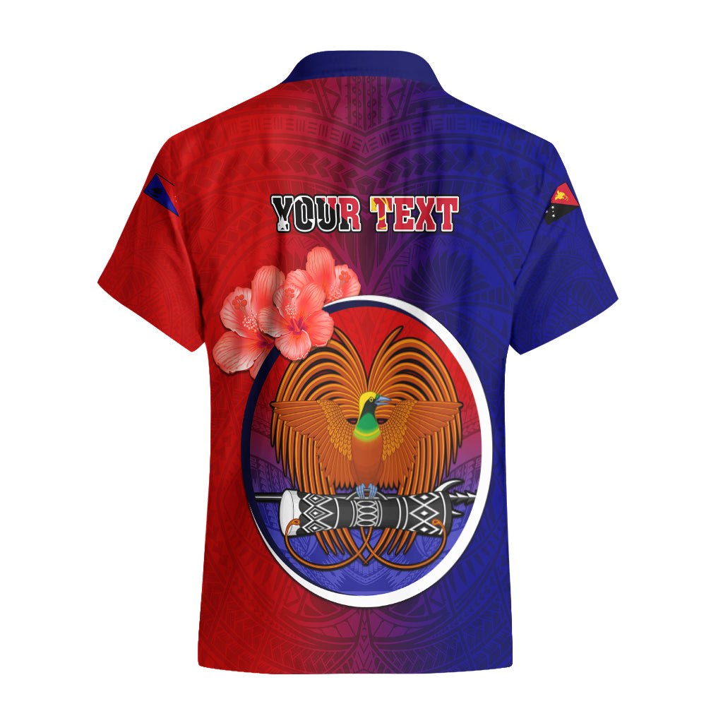 Personalized Papua New Guinea Central Province Hawaiian Shirt Mix Coat Of Arms Polynesian Pattern LT05 - Polynesian Pride