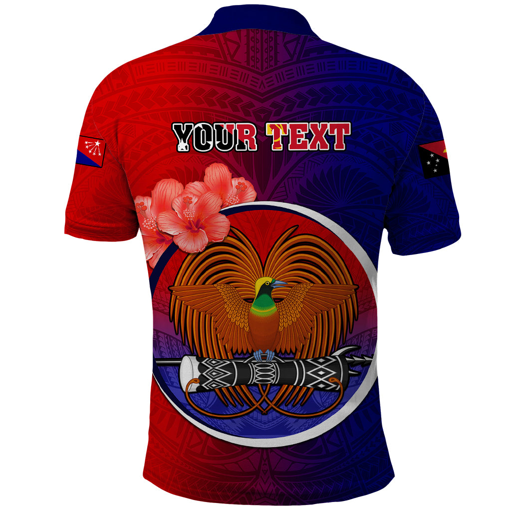 Personalized Papua New Guinea Central Province Polo Shirt Mix Coat Of Arms Polynesian Pattern LT05 - Polynesian Pride