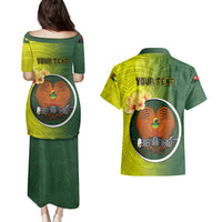 Personalized Papua New Guinea Oro Province Couples Matching Puletasi Dress and Hawaiian Shirt Mix Coat Of Arms Polynesian Pattern LT05 - Polynesian Pride
