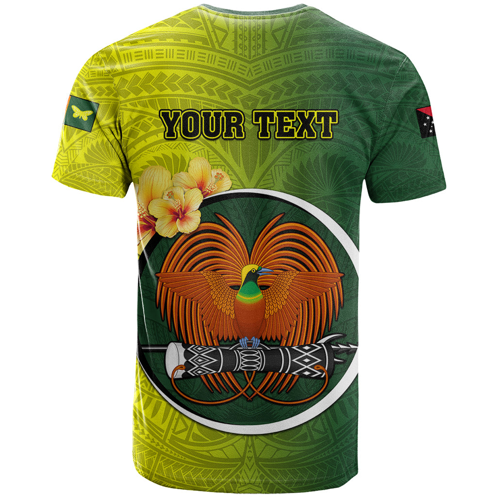Personalized Papua New Guinea Oro Province T Shirt Mix Coat Of Arms Polynesian Pattern LT05 - Polynesian Pride