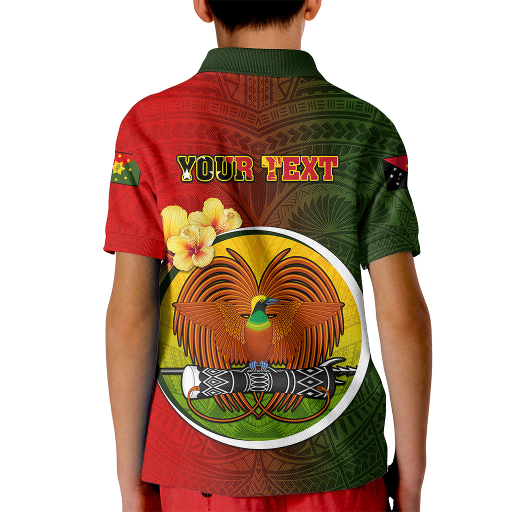 Personalized Papua New Guinea Eastern Highlands Province Kid Polo Shirt Mix Coat Of Arms Polynesian Pattern LT05 - Polynesian Pride