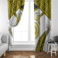 Niue The Rock Of Polynesia Window Curtain Peniamina Gospel Day Yellow Version