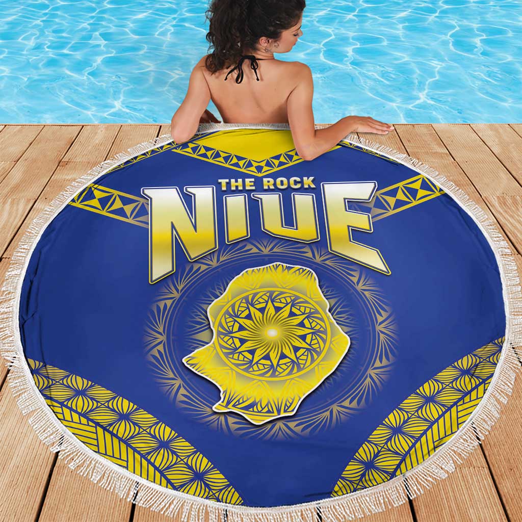Niue The Rock Of Polynesia Beach Blanket Peniamina Gospel Day Blue Version