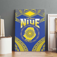 Niue The Rock Of Polynesia Canvas Wall Art Peniamina Gospel Day Blue Version