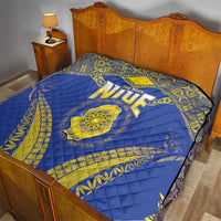 Niue The Rock Of Polynesia Quilt Peniamina Gospel Day Blue Version LT05 - Polynesian Pride