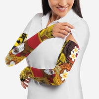Papua New Guinea Retro Christmas Arm Sleeves Hamamas Krismas - Polynesian Pride