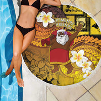 Papua New Guinea Retro Christmas Beach Blanket Hamamas Krismas - Polynesian Pride
