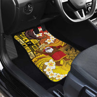 Papua New Guinea Retro Christmas Car Mats Hamamas Krismas - Polynesian Pride