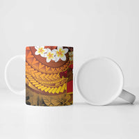 Papua New Guinea Retro Christmas Ceramic Mug Hamamas Krismas - Polynesian Pride