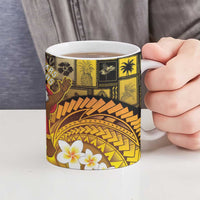 Papua New Guinea Retro Christmas Ceramic Mug Hamamas Krismas - Polynesian Pride