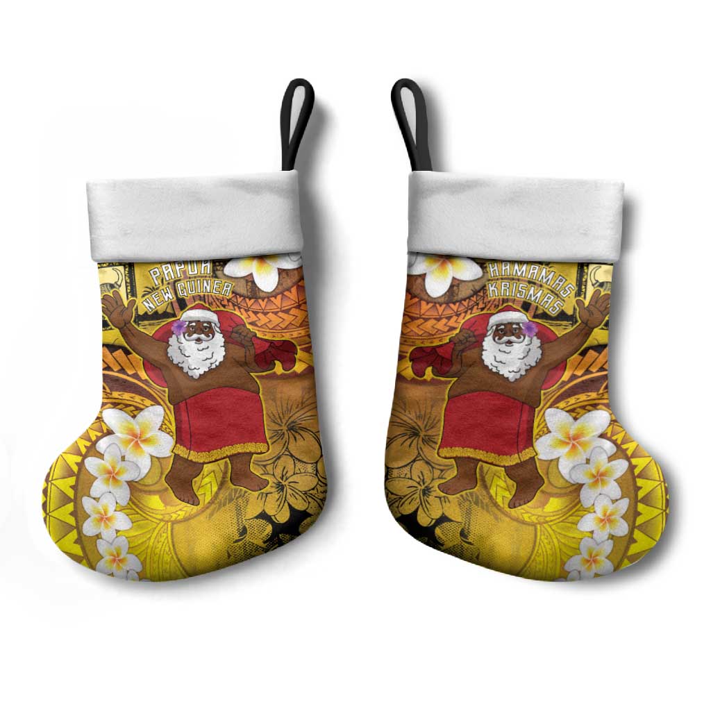 Papua New Guinea Retro Christmas Stocking Hamamas Krismas - Polynesian Pride