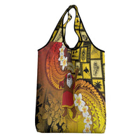 Papua New Guinea Retro Christmas Grocery Bag Hamamas Krismas - Polynesian Pride