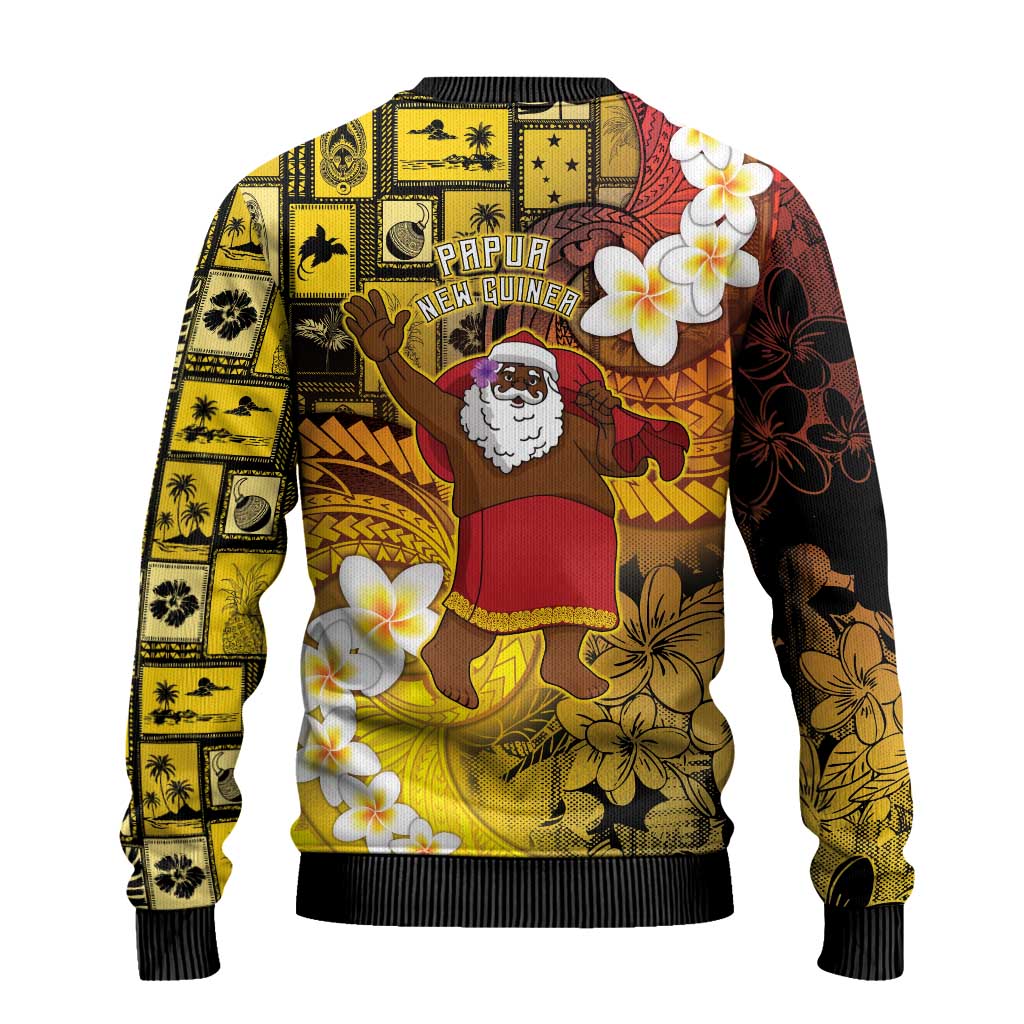 Papua New Guinea Retro Christmas Ugly Christmas Sweater Hamamas Krismas - Polynesian Pride