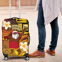 Papua New Guinea Retro Christmas Luggage Cover Hamamas Krismas - Polynesian Pride