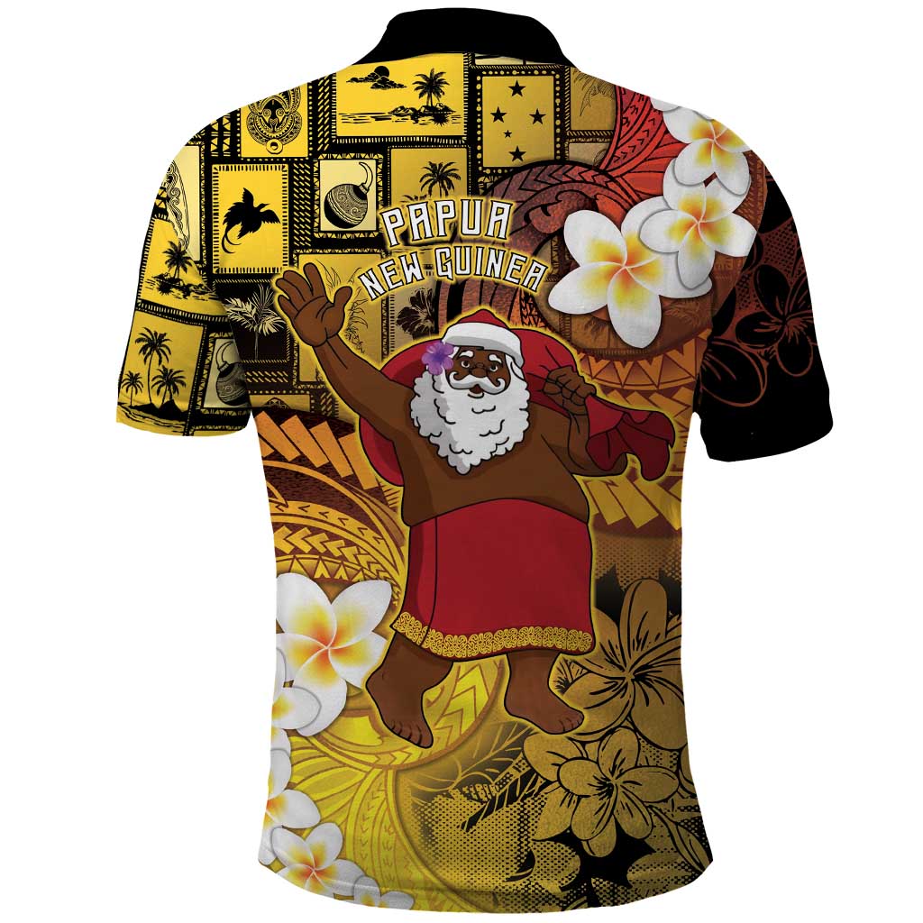 Papua New Guinea Retro Christmas Polo Shirt Hamamas Krismas - Polynesian Pride