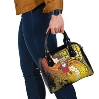 Papua New Guinea Retro Christmas Shoulder Handbag Hamamas Krismas - Polynesian Pride