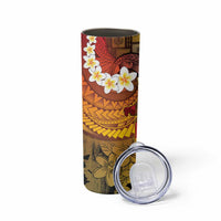 Papua New Guinea Retro Christmas Skinny Tumbler Hamamas Krismas - Polynesian Pride