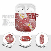Tonga Christmas AirPods Case Kilisimasi Fiefia Retro Style Red - Polynesian Pride