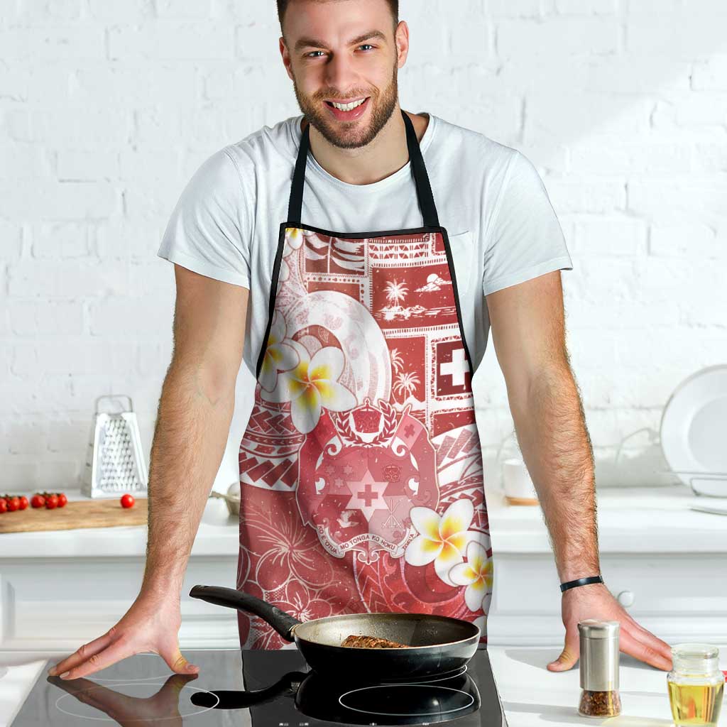 Tonga Christmas Apron Kilisimasi Fiefia Retro Style Red - Polynesian Pride