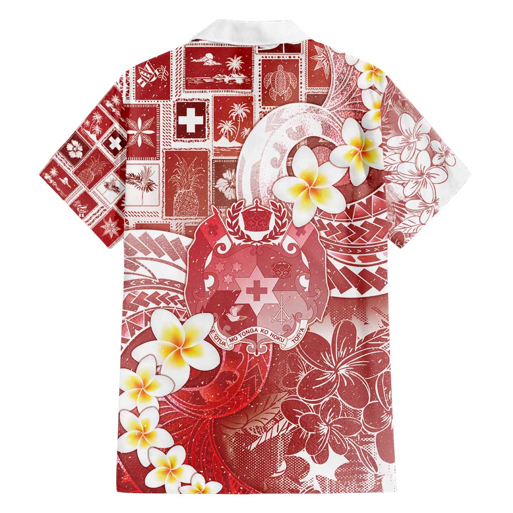 Tonga Christmas Family Matching Puletasi and Hawaiian Shirt Kilisimasi Fiefia Retro Style Red - Polynesian Pride