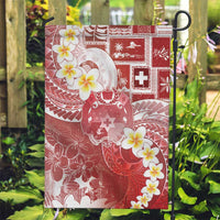 Tonga Christmas Garden Flag Kilisimasi Fiefia Retro Style Red - Polynesian Pride