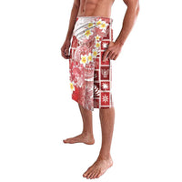 Tonga Christmas Lavalava Kilisimasi Fiefia Retro Style Red - Polynesian Pride