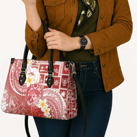 Tonga Christmas Leather Bag Kilisimasi Fiefia Retro Style Red - Polynesian Pride