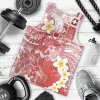 Tonga Christmas Men Tank Top Kilisimasi Fiefia Retro Style Red - Polynesian Pride