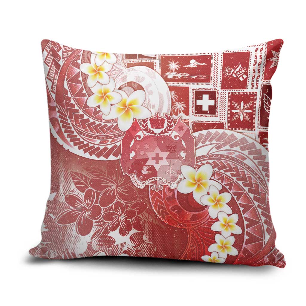 Tonga Christmas Pillow Cover Kilisimasi Fiefia Retro Style Red - Polynesian Pride