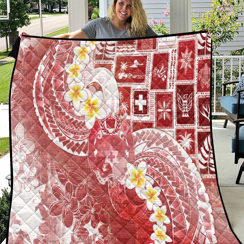 Tonga Christmas Quilt Kilisimasi Fiefia Retro Style Red - Polynesian Pride