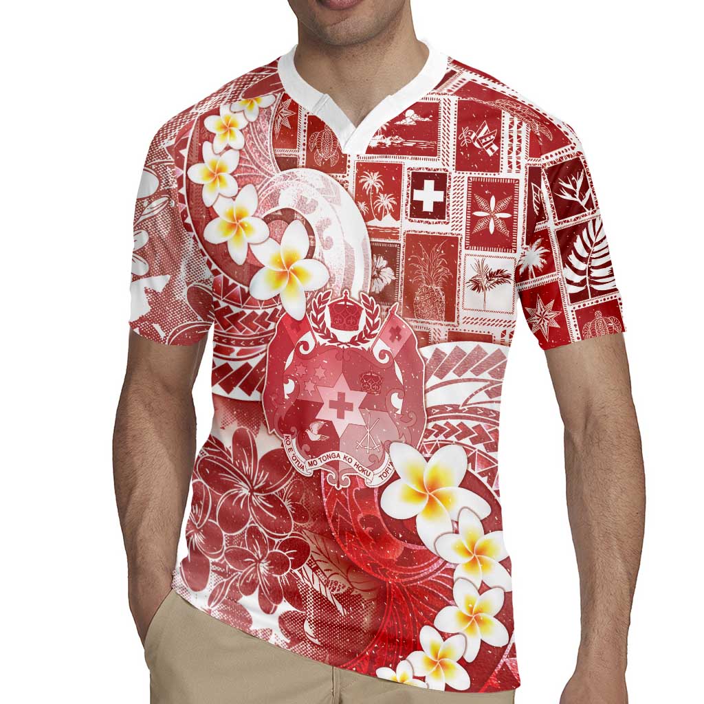 Tonga Christmas Rugby Jersey Kilisimasi Fiefia Retro Style Red - Polynesian Pride