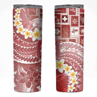 Tonga Christmas Skinny Tumbler Kilisimasi Fiefia Retro Style Red - Polynesian Pride