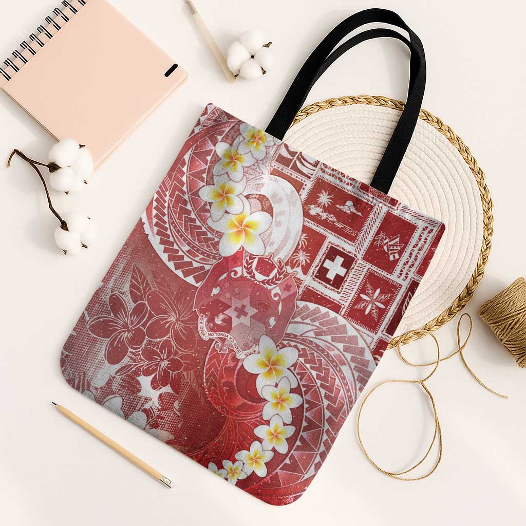 Tonga Christmas Tote Bag Kilisimasi Fiefia Retro Style Red - Polynesian Pride