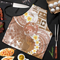 Tonga Christmas Apron Kilisimasi Fiefia Retro Style Brown - Polynesian Pride