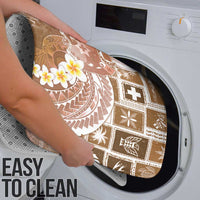 Tonga Christmas Bathroom Set Kilisimasi Fiefia Retro Style Brown - Polynesian Pride