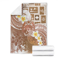 Tonga Christmas Blanket Kilisimasi Fiefia Retro Style Brown - Polynesian Pride