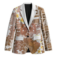 Tonga Christmas Blazer Kilisimasi Fiefia Retro Style Brown - Polynesian Pride