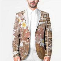Tonga Christmas Blazer Kilisimasi Fiefia Retro Style Brown - Polynesian Pride