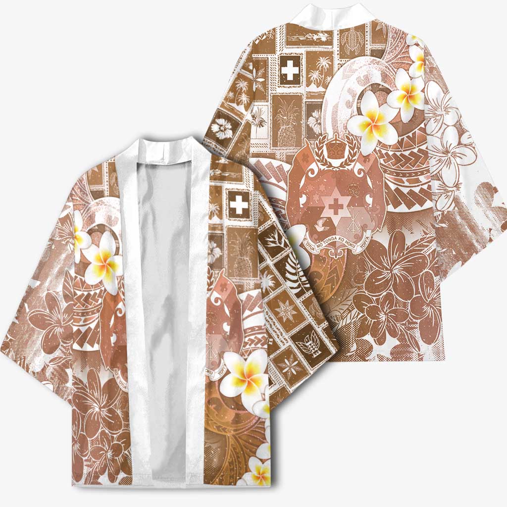 Tonga Christmas Kimono Kilisimasi Fiefia Retro Style Brown - Polynesian Pride