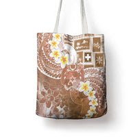 Tonga Christmas Tote Bag Kilisimasi Fiefia Retro Style Brown - Polynesian Pride