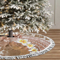 Tonga Christmas Tree Skirt Kilisimasi Fiefia Retro Style Brown - Polynesian Pride