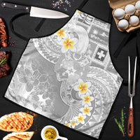 Tonga Christmas Apron Kilisimasi Fiefia Retro Style White - Polynesian Pride