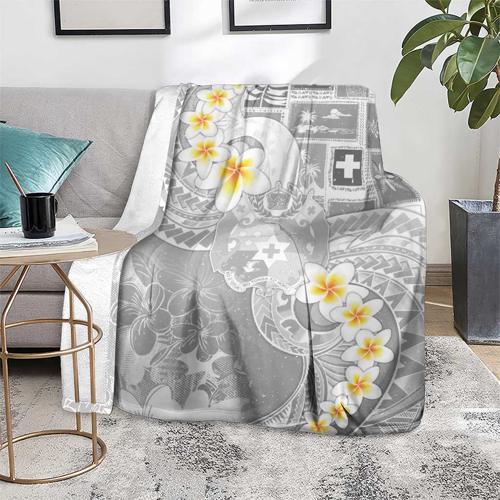Tonga Christmas Blanket Kilisimasi Fiefia Retro Style White - Polynesian Pride